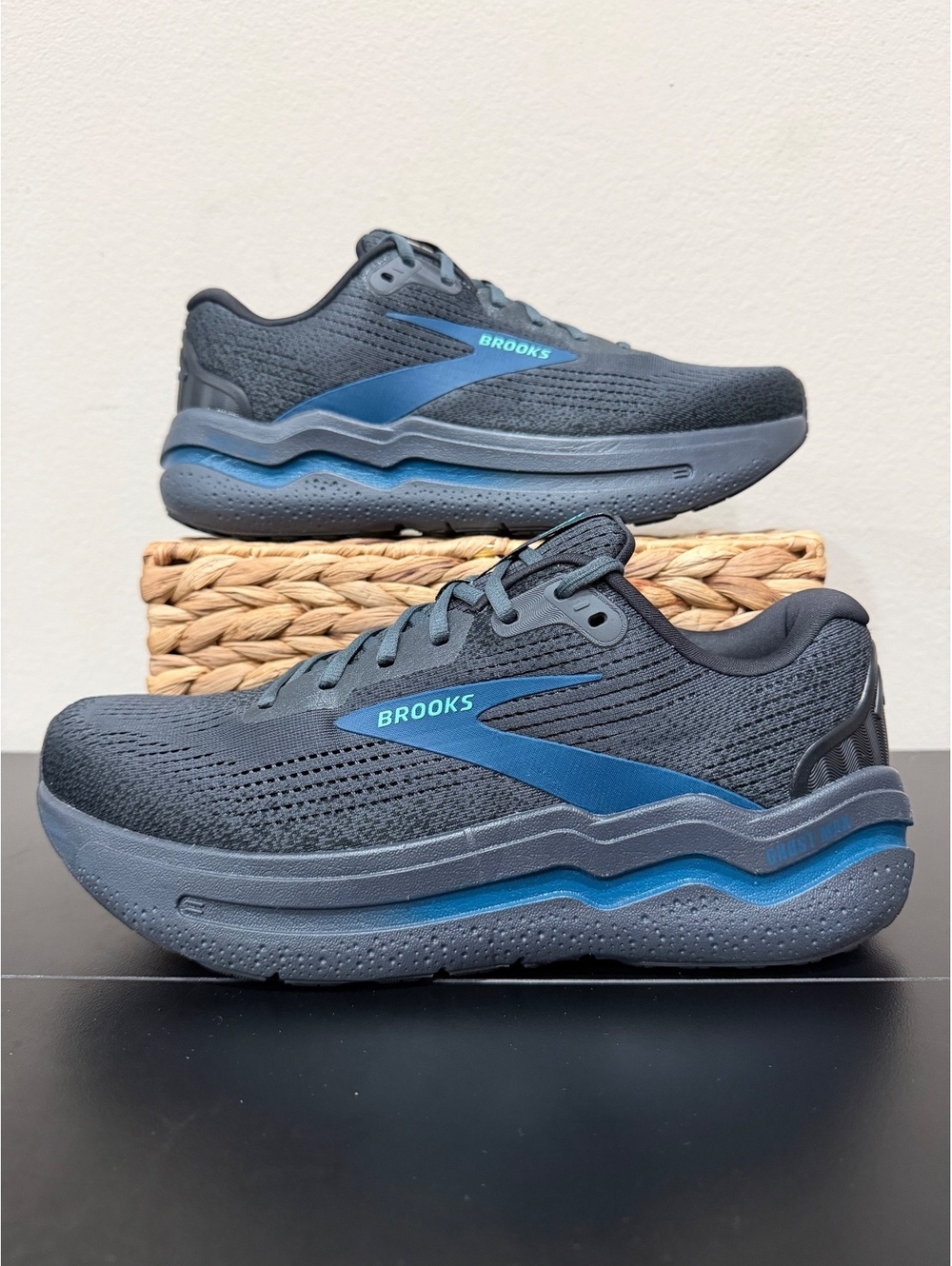 Size 11 - Brooks Ghost Max 2 Wide (2E) “Ebony Blue Sapphire”